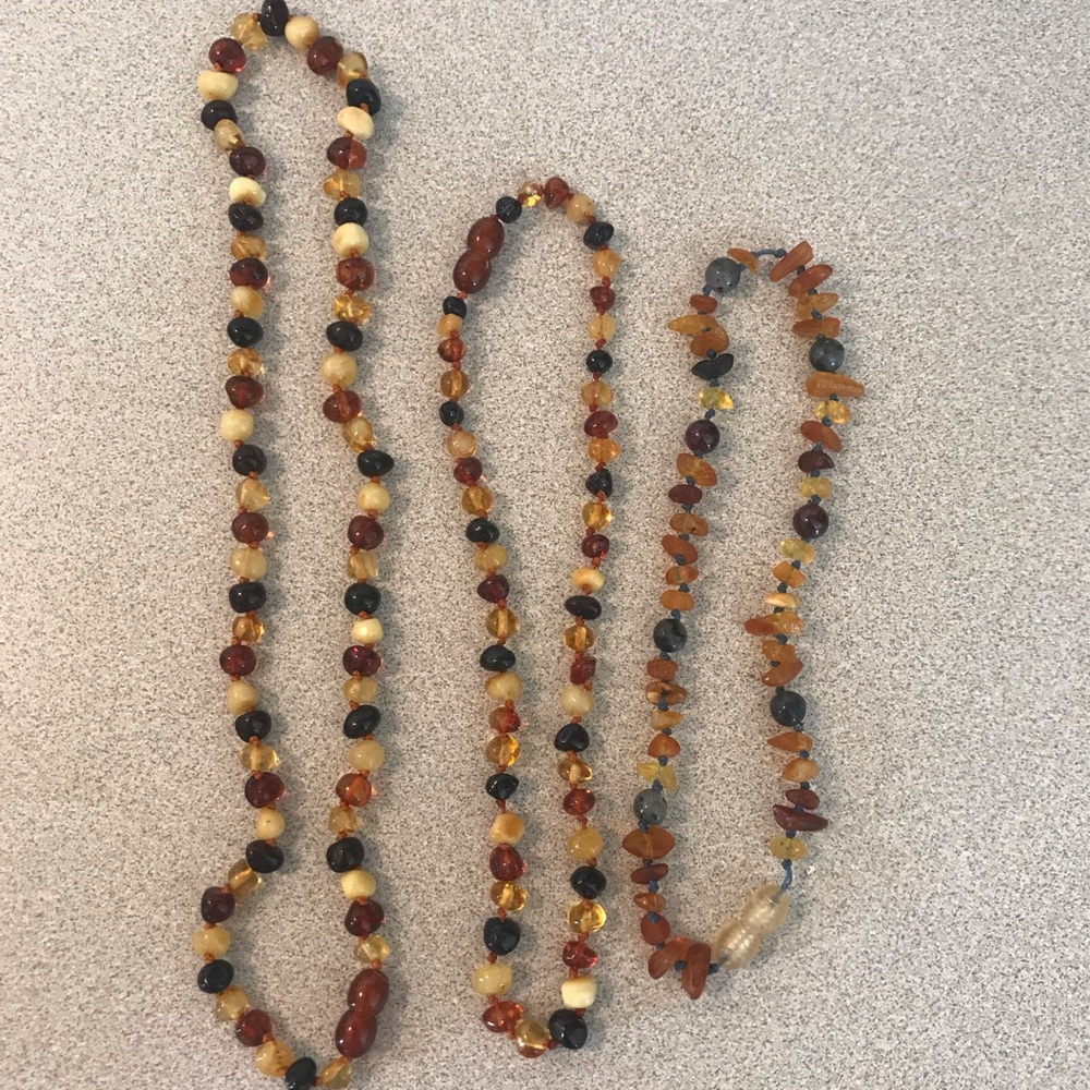 Mommy and me Baltic amber necklaces